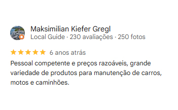 Avaliação Google 1